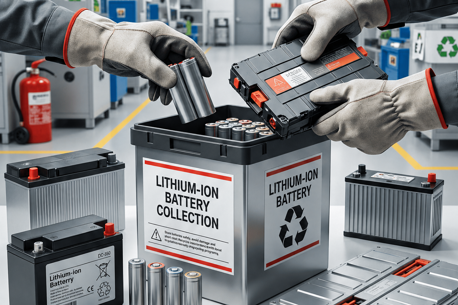 Battery waste recycling plant India